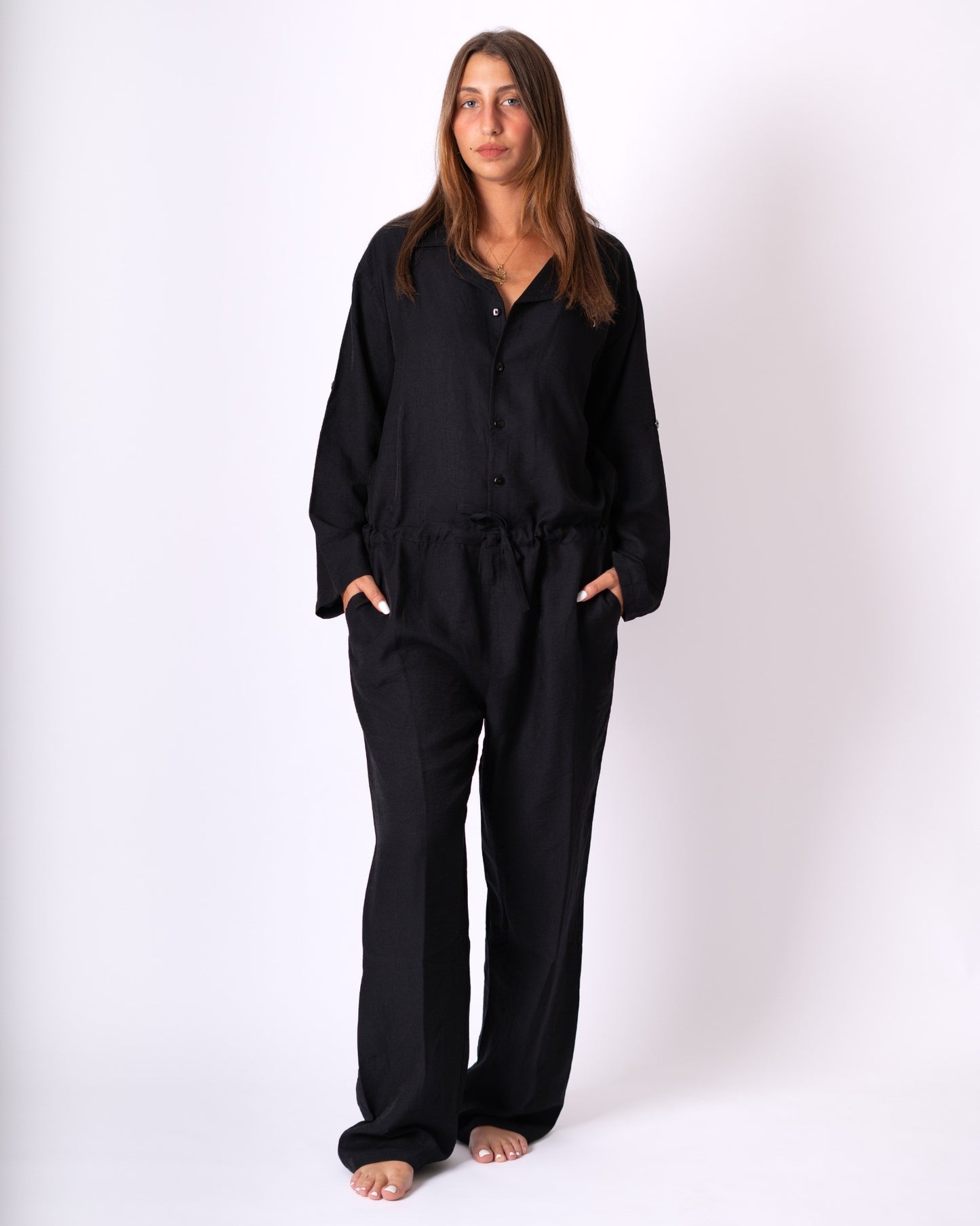 Unisex linen Jumpsuit