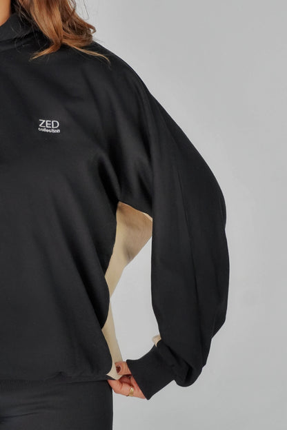 HOOD–01 — The Essential Dual-Tone Hoodie