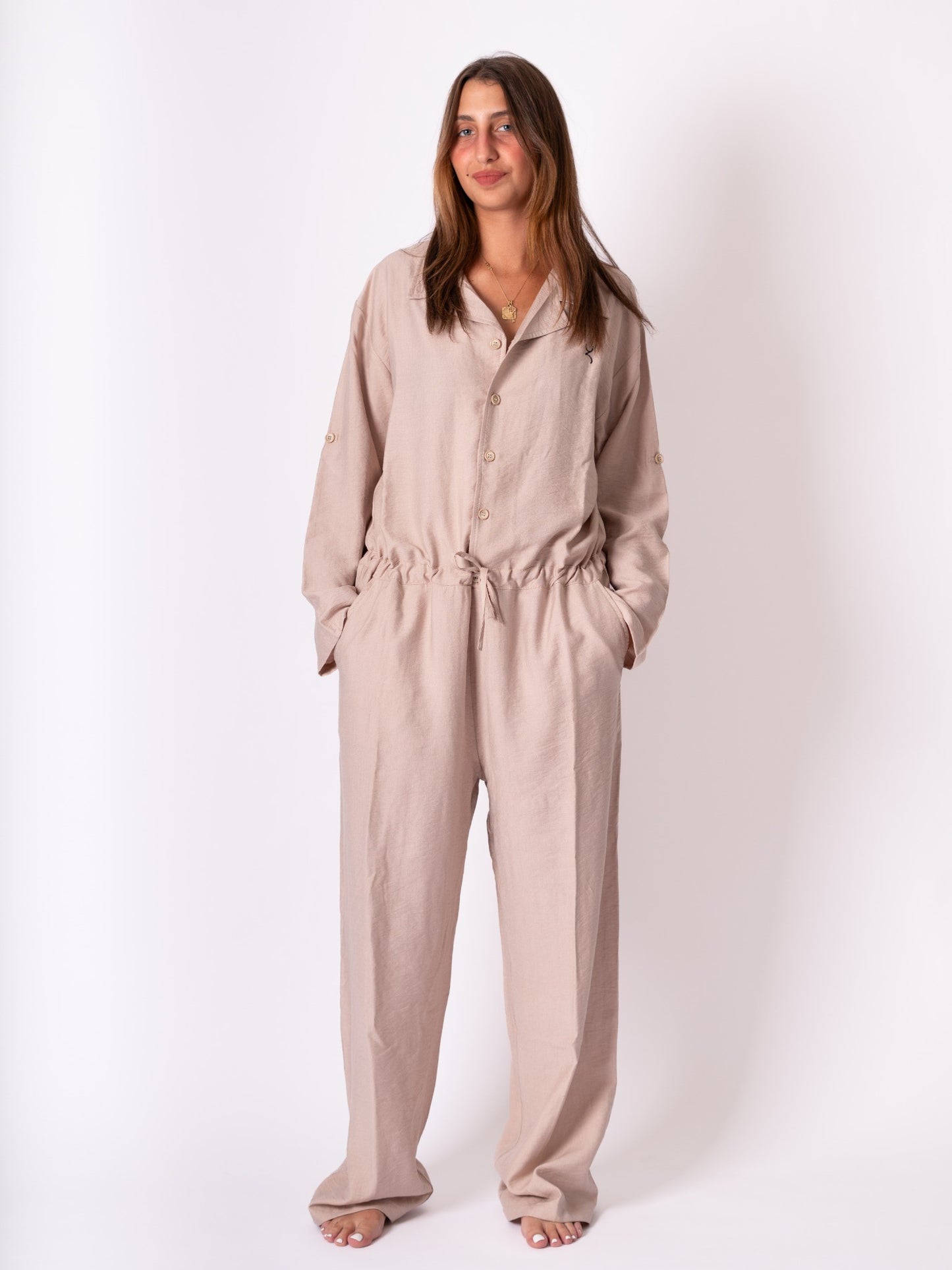 Unisex linen Jumpsuit