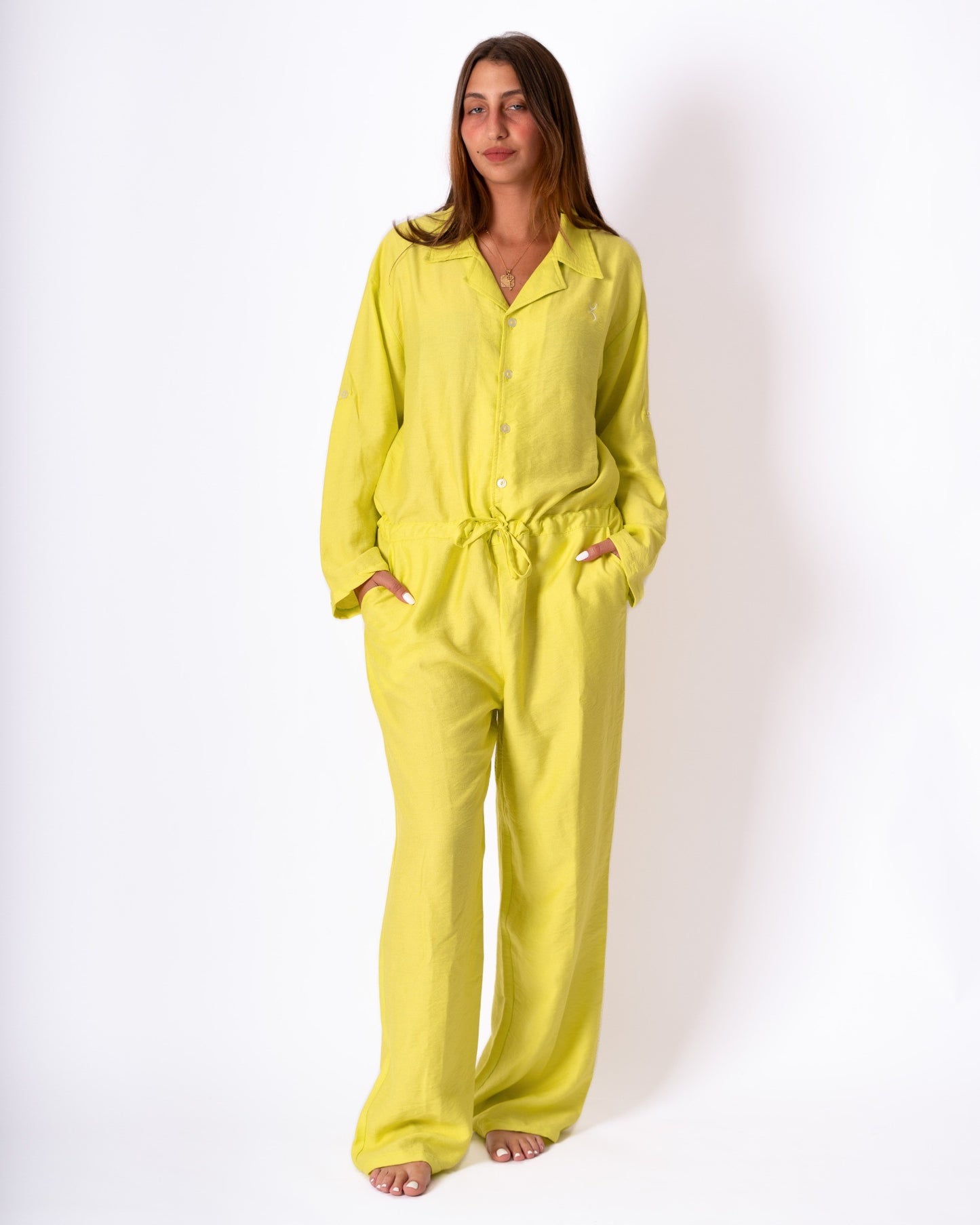 Unisex linen Jumpsuit